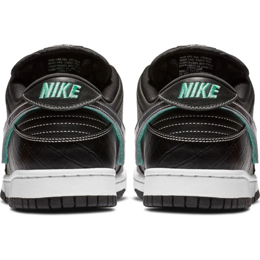 Nike SB Dunk Low Pro OG Skate Shoe - Black/Chrome-Black-Tropical Twist