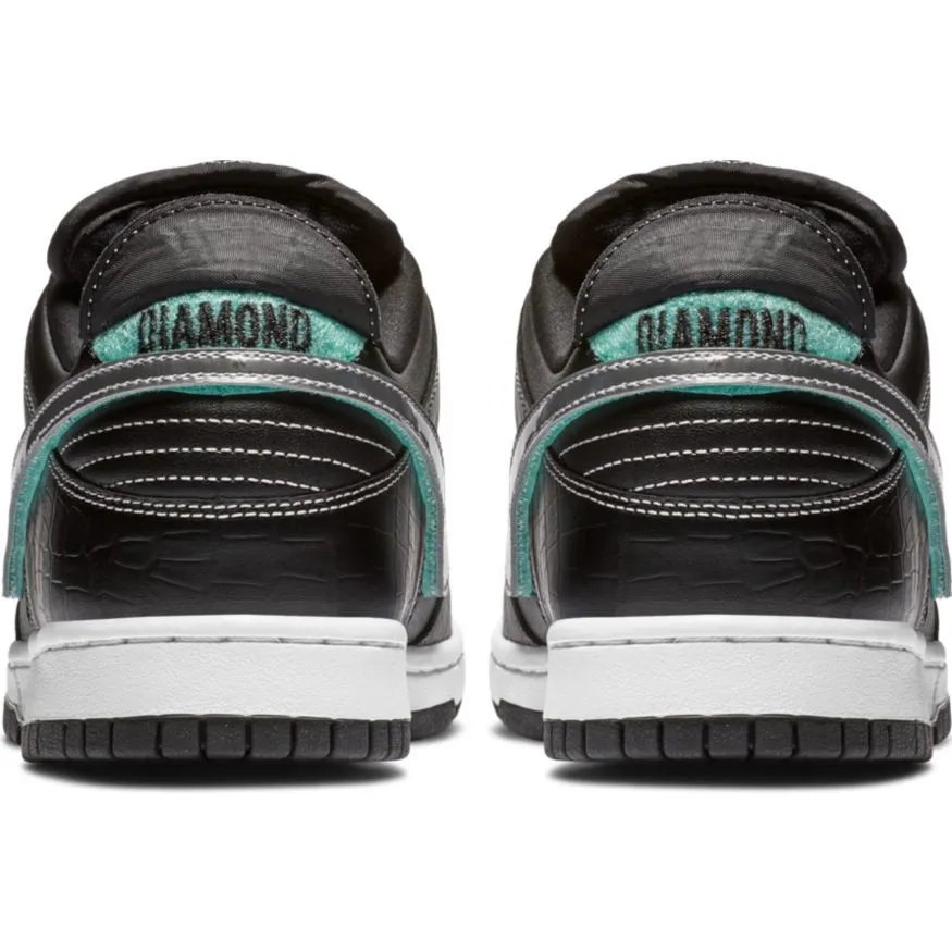 Nike SB Dunk Low Pro OG Skate Shoe - Black/Chrome-Black-Tropical Twist