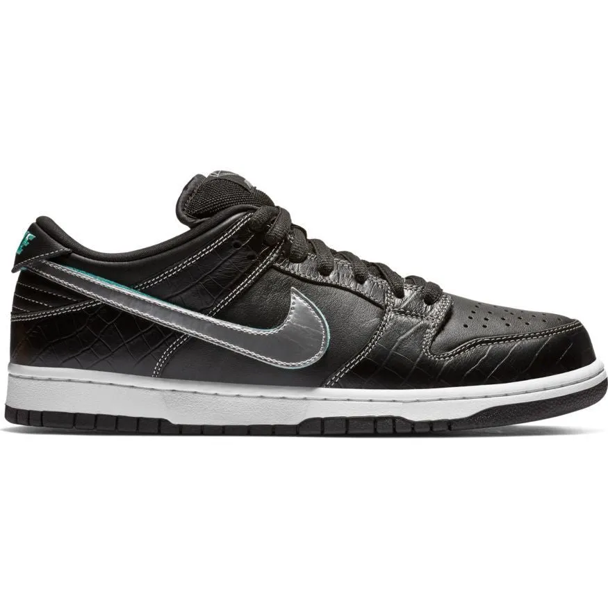 Nike SB Dunk Low Pro OG Skate Shoe - Black/Chrome-Black-Tropical Twist
