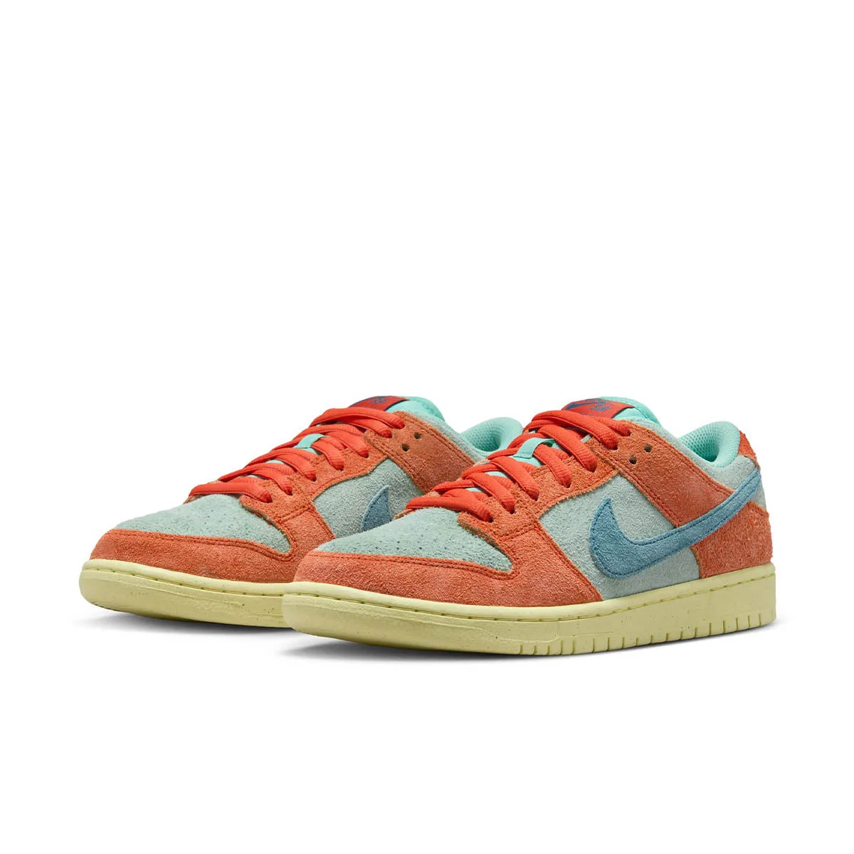 Nike SB - Dunk Low Pro Premium Shoes Orange Emerald Rise