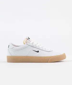 Nike SB Orange Label Bruin Shoes - White / Black - Safety Orange