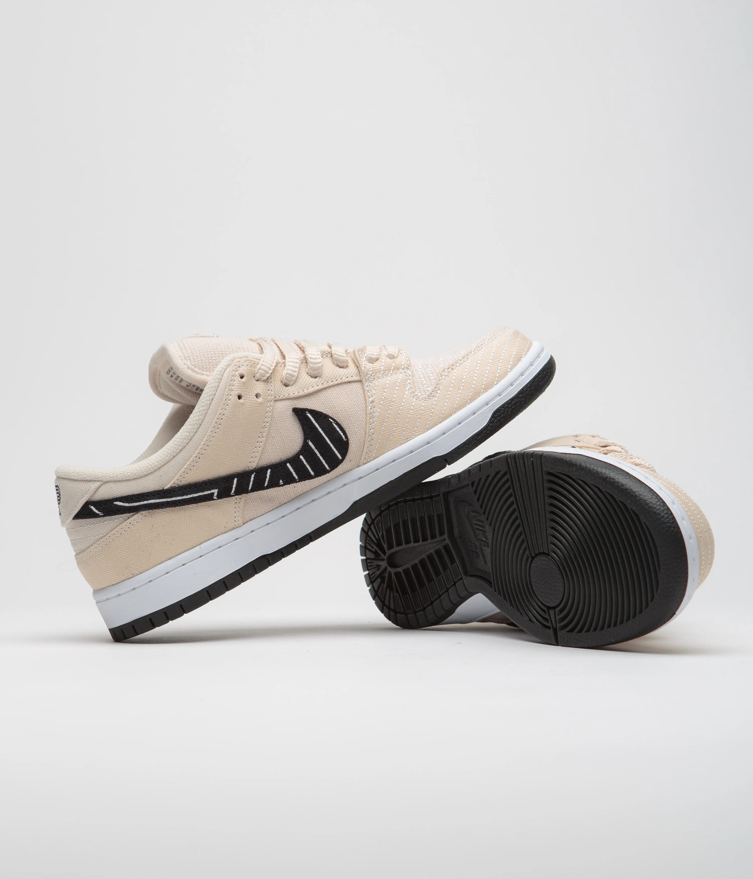 Nike SB x Albino & Preto Dunk Low Pro Shoes - Fossil / Black - Sail