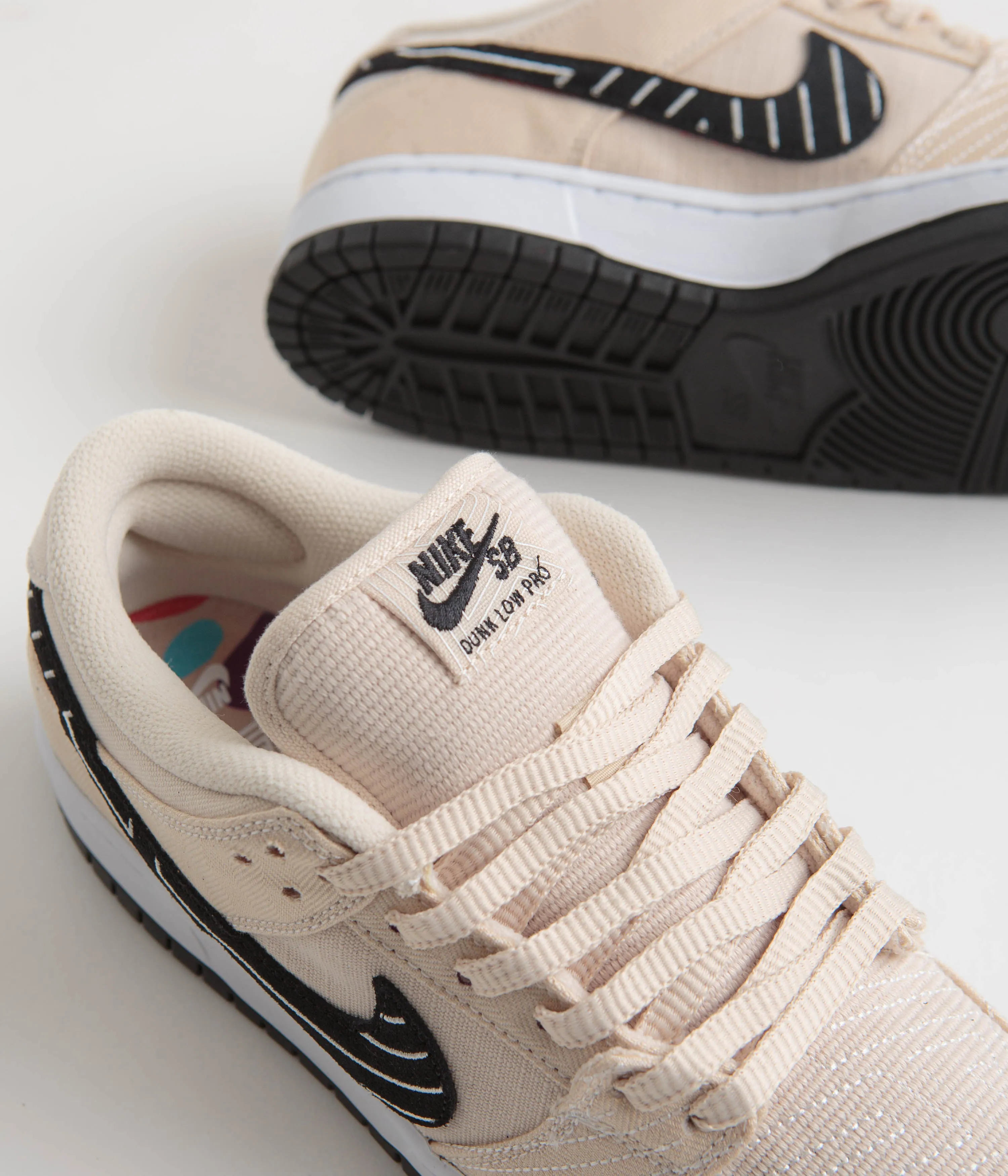 Nike SB x Albino & Preto Dunk Low Pro Shoes - Fossil / Black - Sail