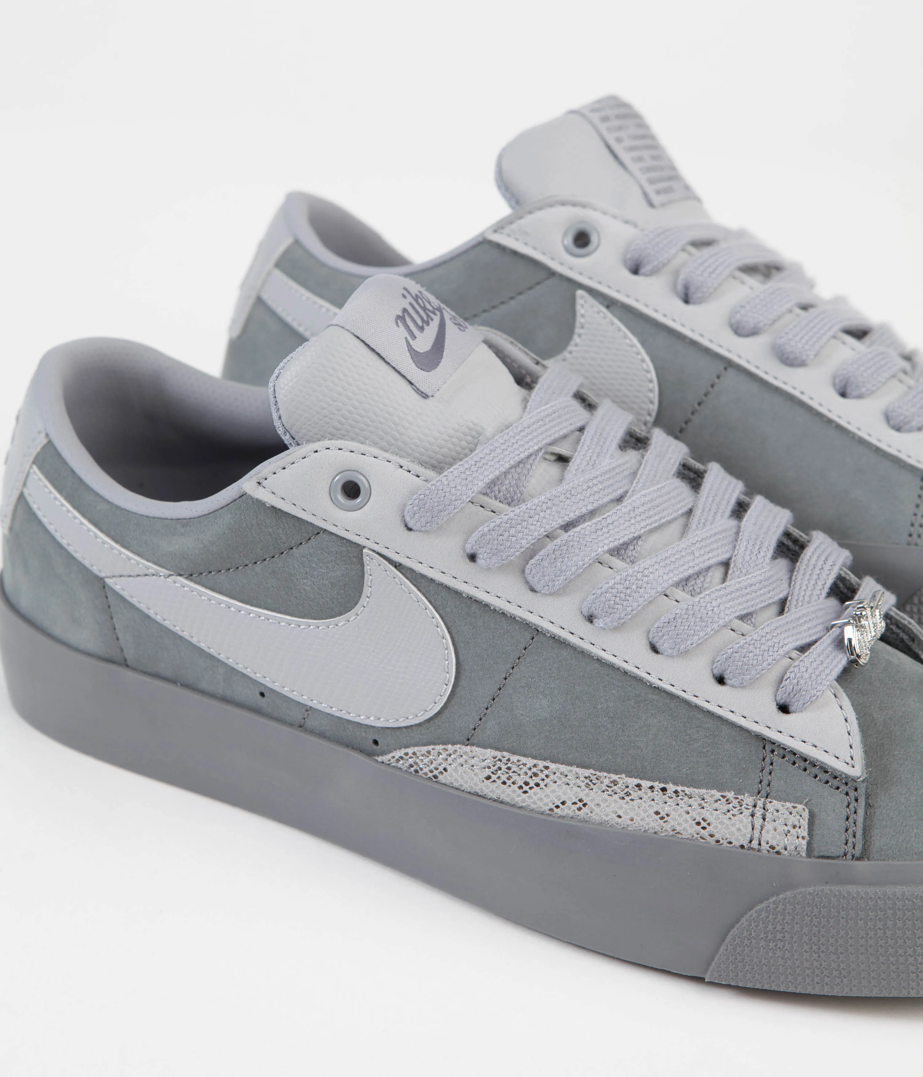 Nike SB x FPAR Blazer Low Shoes - Cool Grey / Wolf Grey