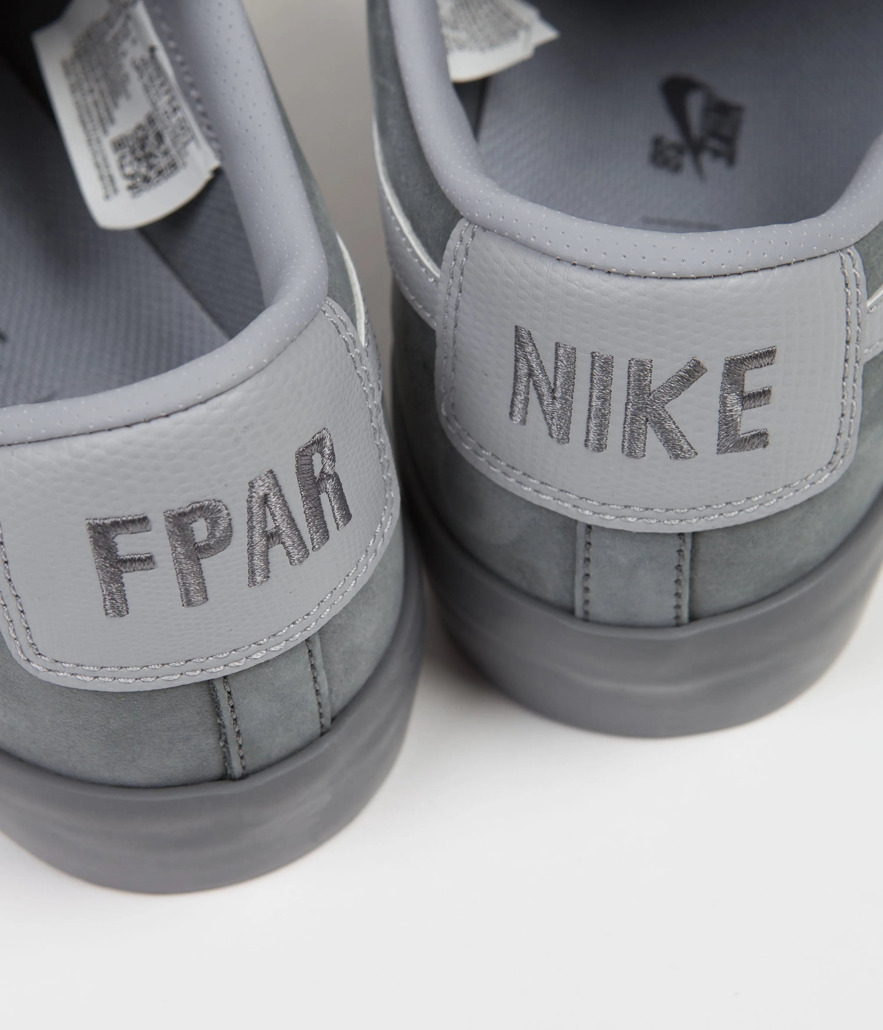 Nike SB x FPAR Blazer Low Shoes - Cool Grey / Wolf Grey