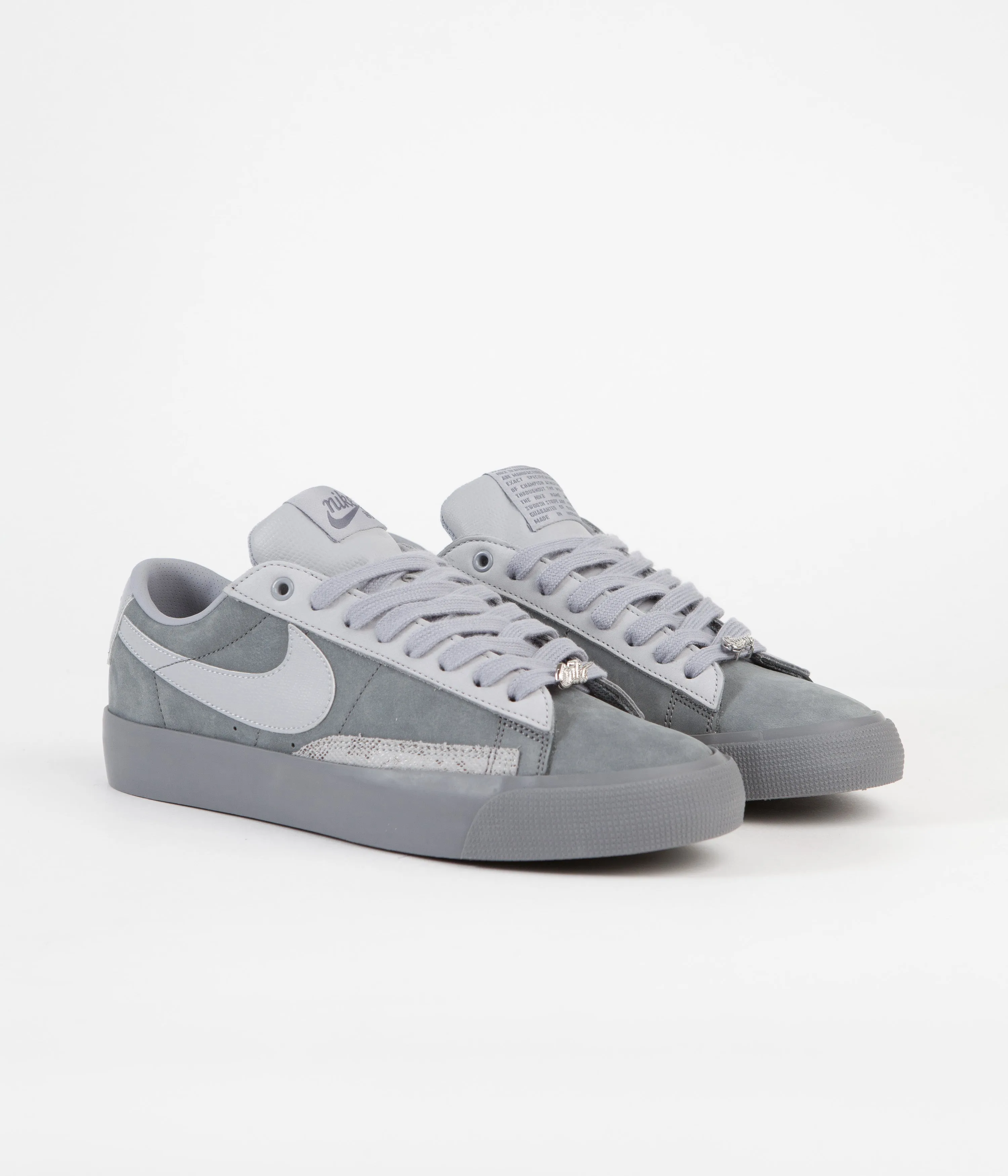 Nike SB x FPAR Blazer Low Shoes - Cool Grey / Wolf Grey