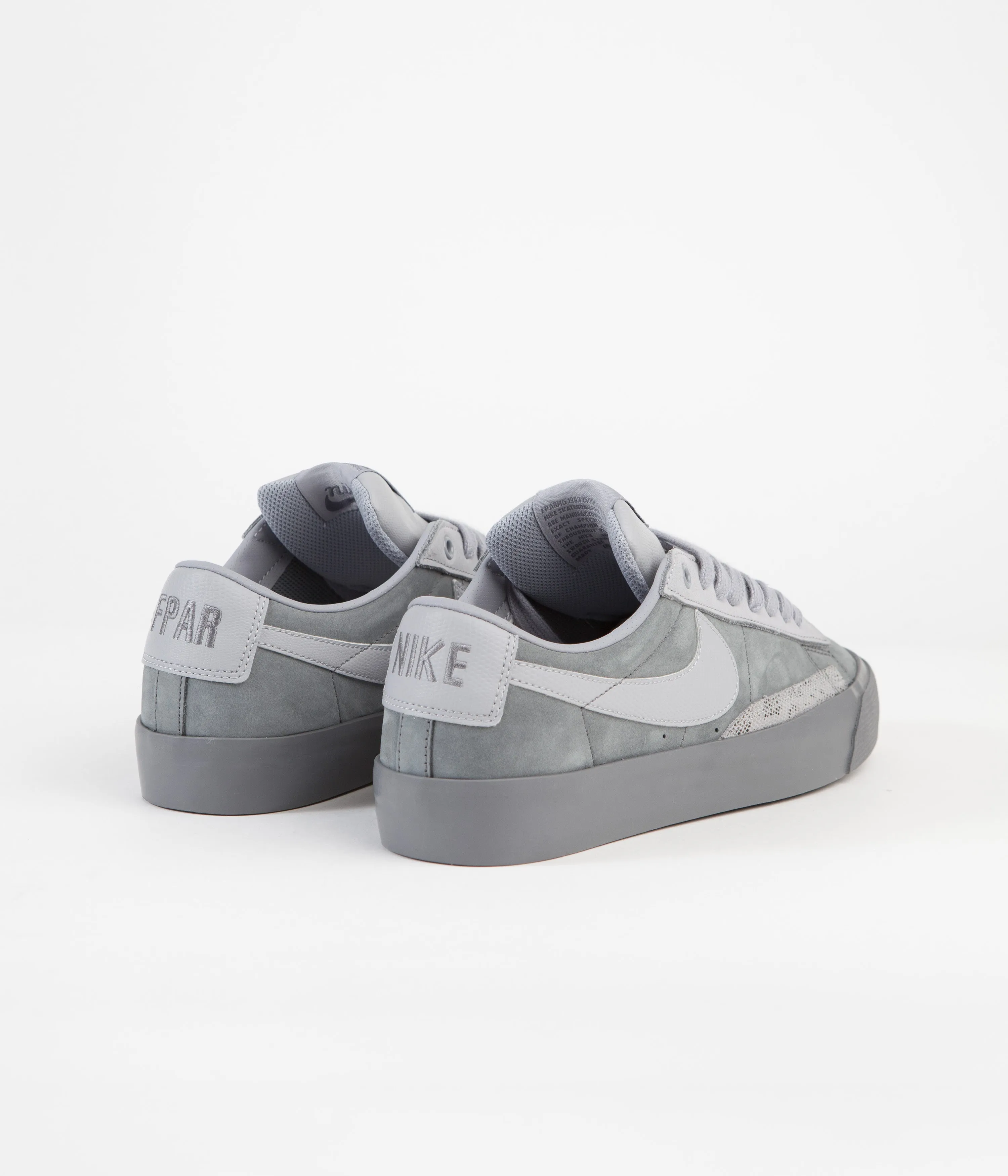 Nike SB x FPAR Blazer Low Shoes - Cool Grey / Wolf Grey