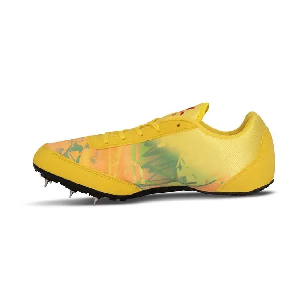 Nivia Jumping Zion-I Mesh Track and Field Spike Shoes Yellow