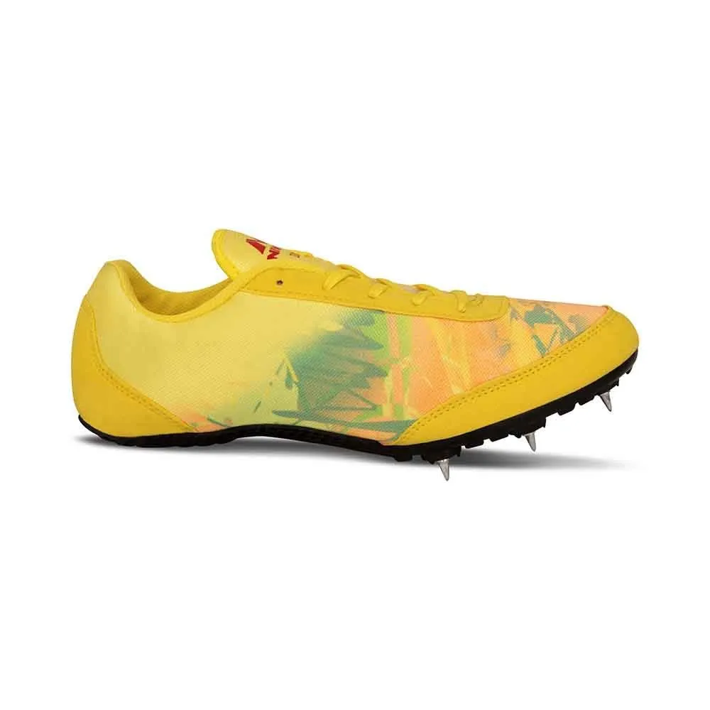 Nivia Jumping Zion-I Mesh Track and Field Spike Shoes Yellow