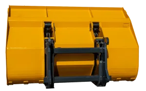 NM Attachment High Dump Bucket With Bolt On Cutting Edge | Model 2"- 5" Yard | For Wheel Loader