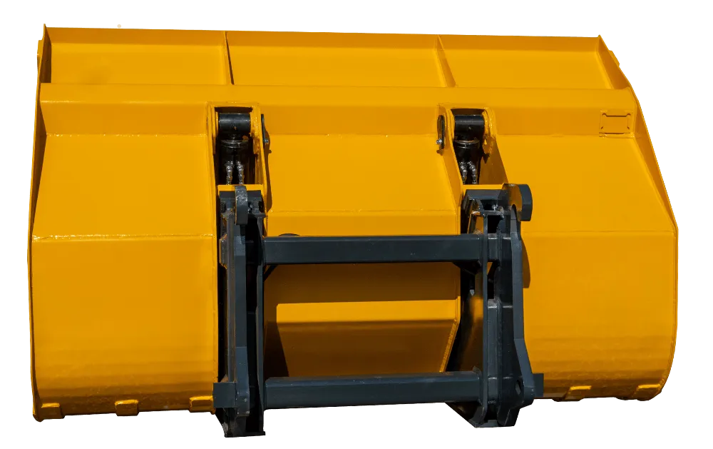 NM Attachment High Dump Bucket With Bolt On Cutting Edge | Model 2"- 5" Yard | For Wheel Loader