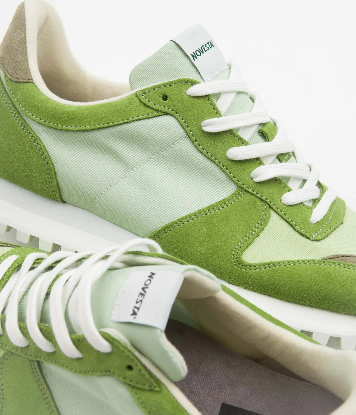 Novesta Marathon Trail Shoes - Lime / Truffle