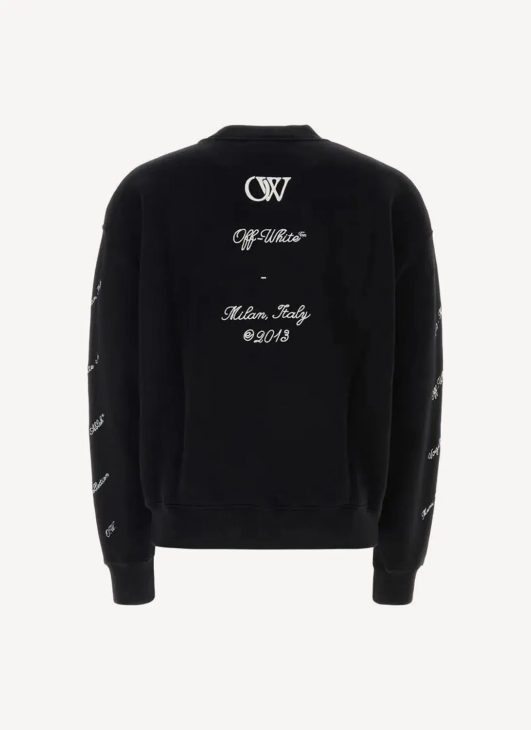 Off White - Sweatshirt - Black - Homme