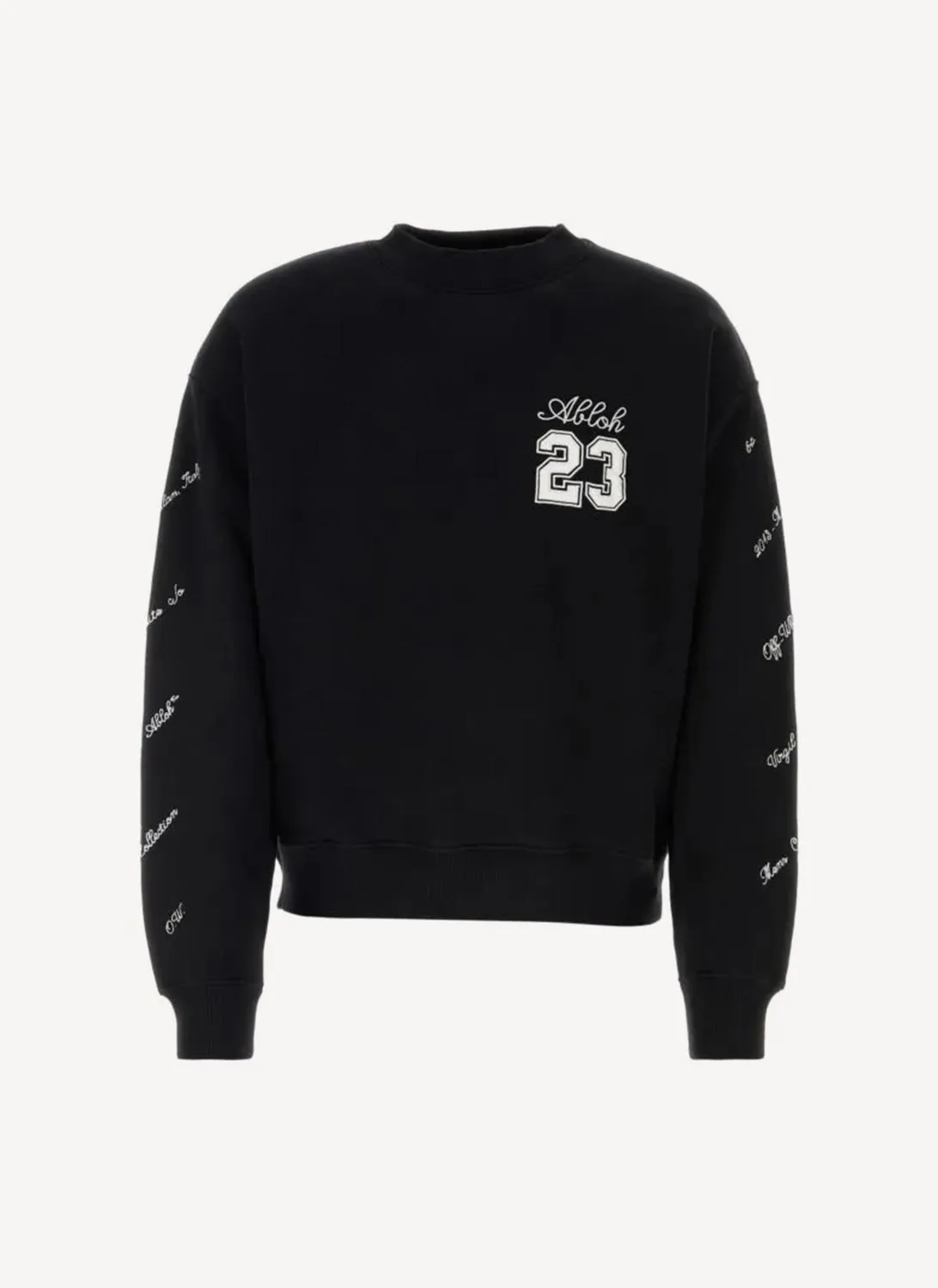 Off White - Sweatshirt - Black - Homme