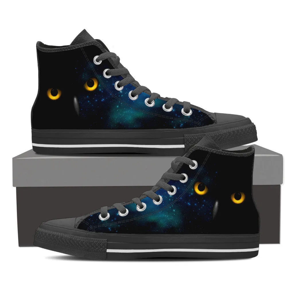 OWL EYES HIGH-TOP SHOES WOMAN - FREE SHIPPING WORLDWIDE