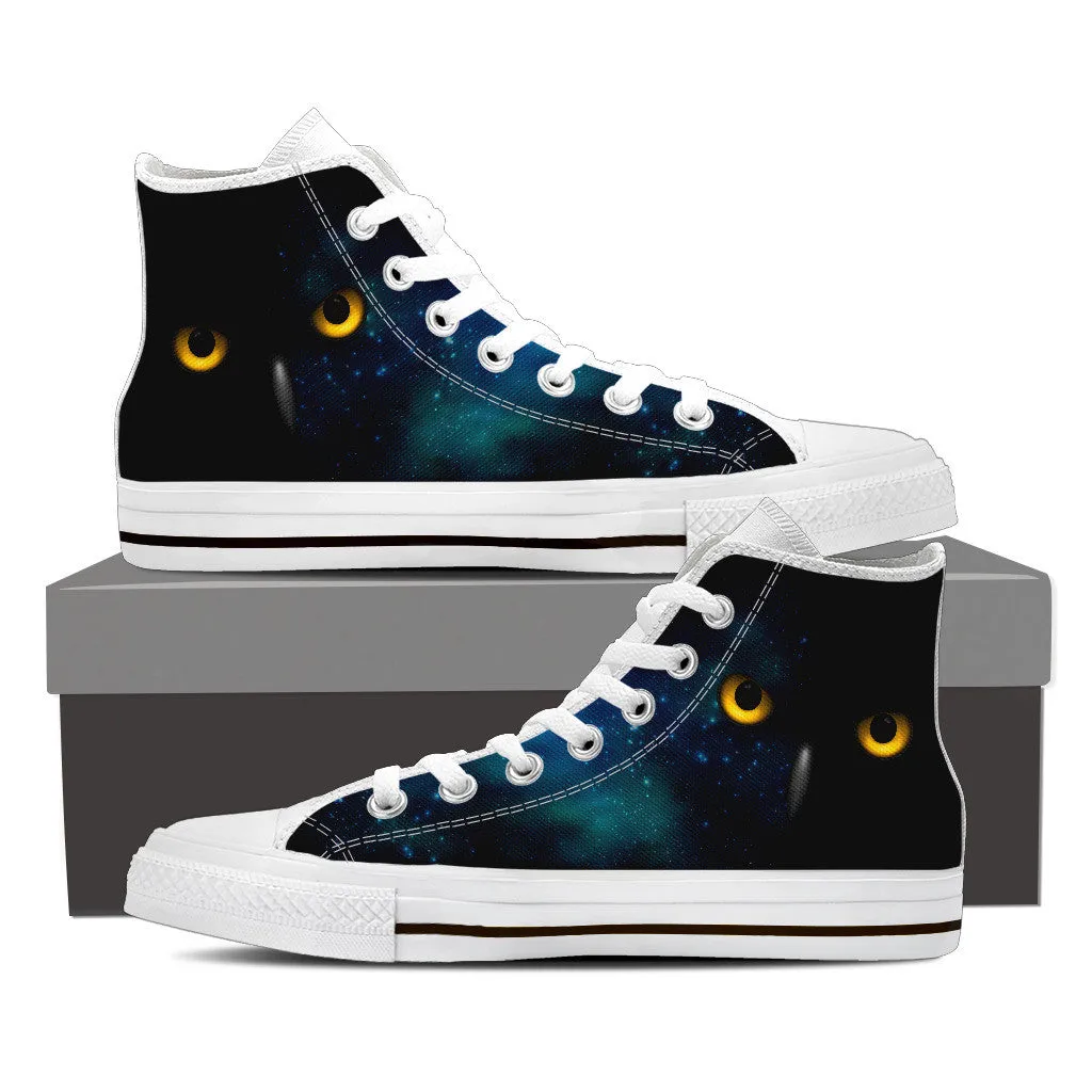 OWL EYES HIGH-TOP SHOES WOMAN - FREE SHIPPING WORLDWIDE