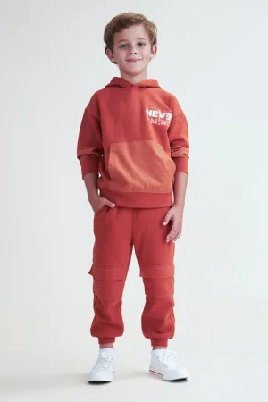 Pantalón deportivo cargo - Terracota