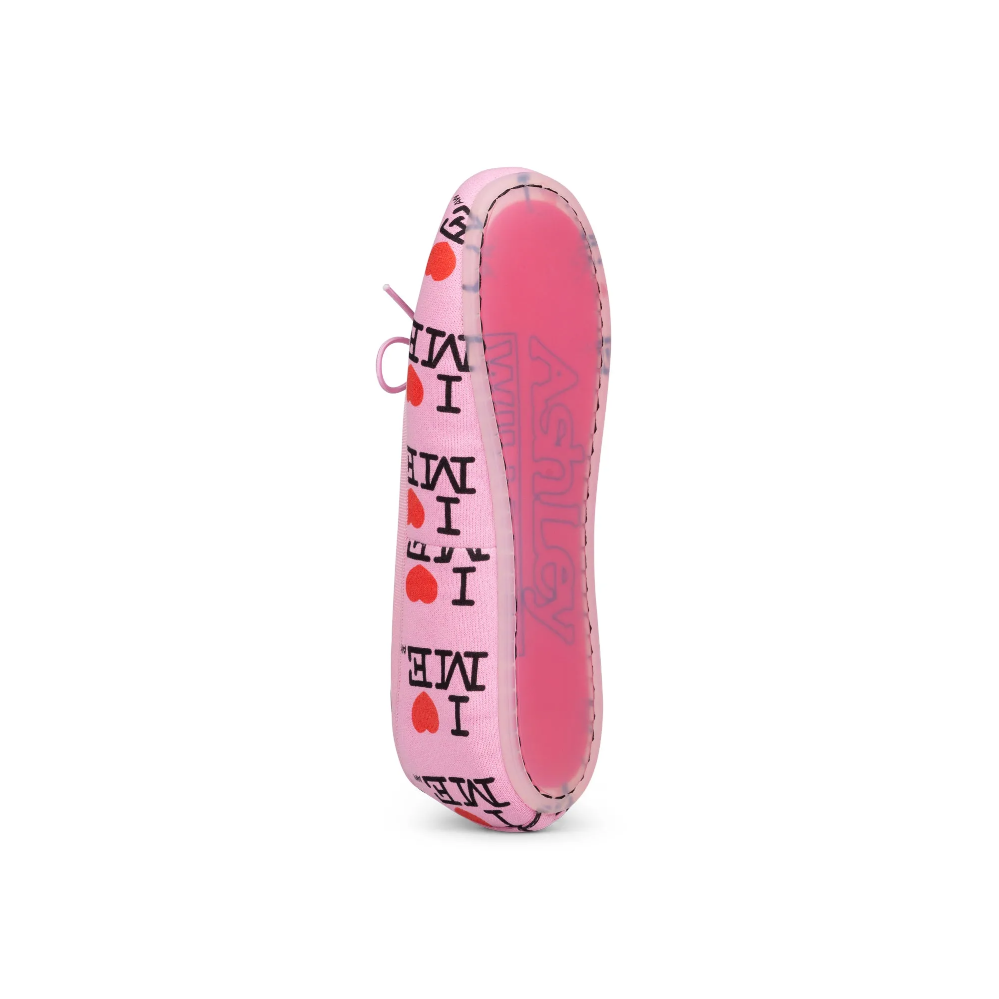 PINK I HEART ME MELODY FLATS