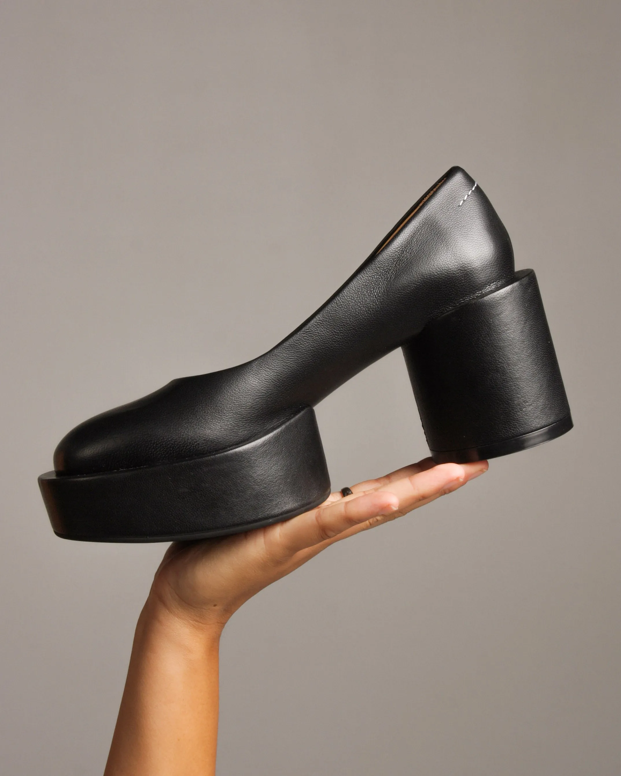 Platform Court Shoe
