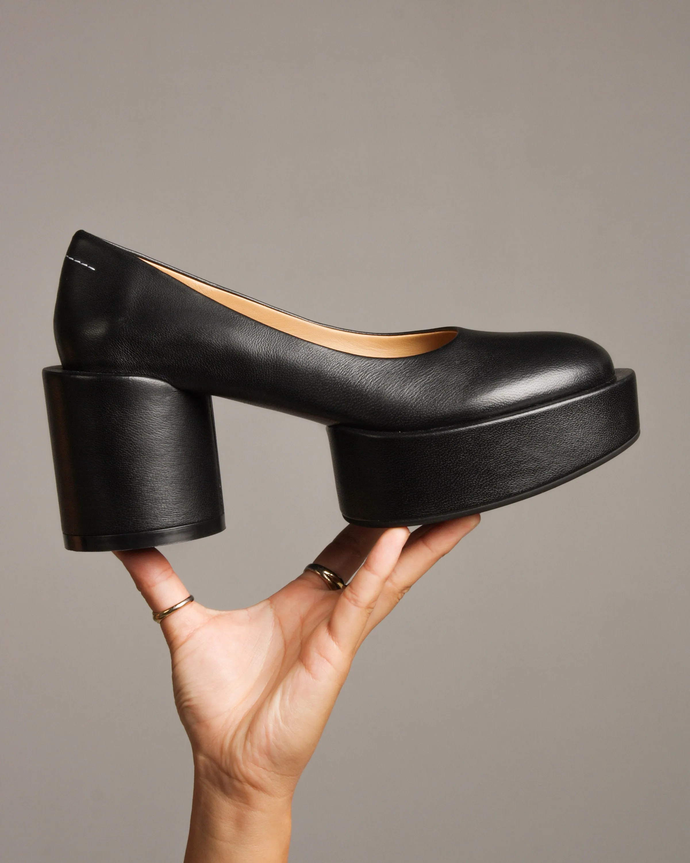 Platform Court Shoe