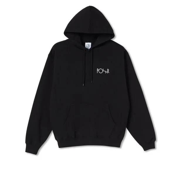 Polar Skate Co Fill Logo Hood - Black
