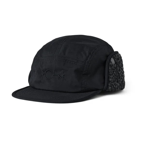 Polar Skate Co Flap Cap - Black