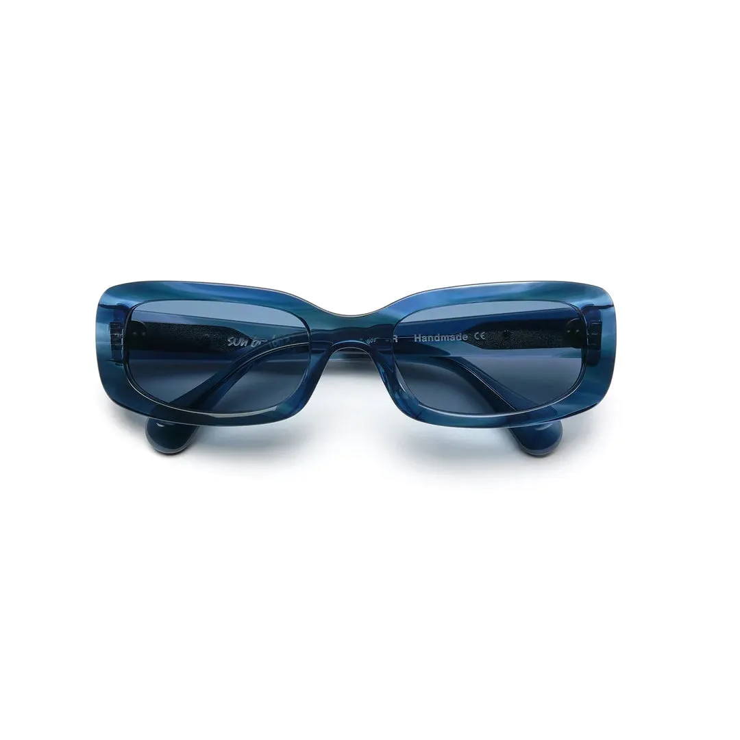Polar Skate Co. X Sun Buddies Junior JR Sunglasses - Black Smoke