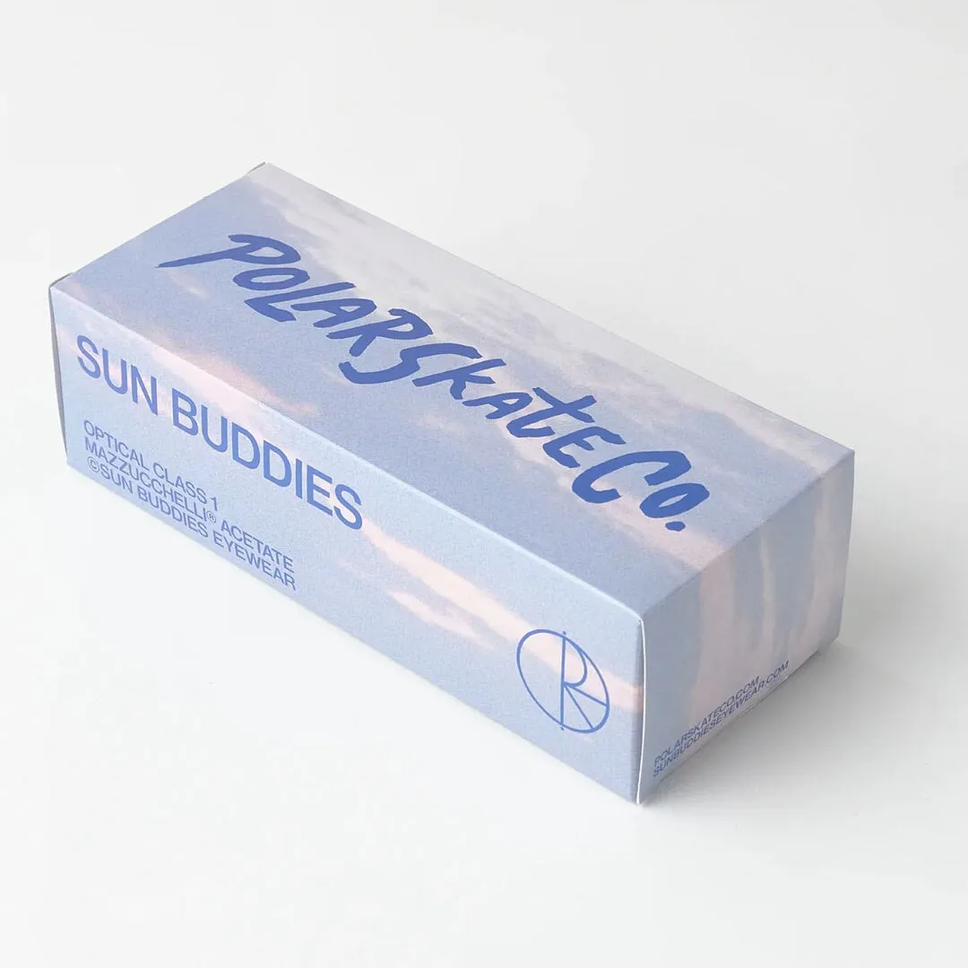 Polar Skate Co. X Sun Buddies Junior JR Sunglasses - Black Smoke
