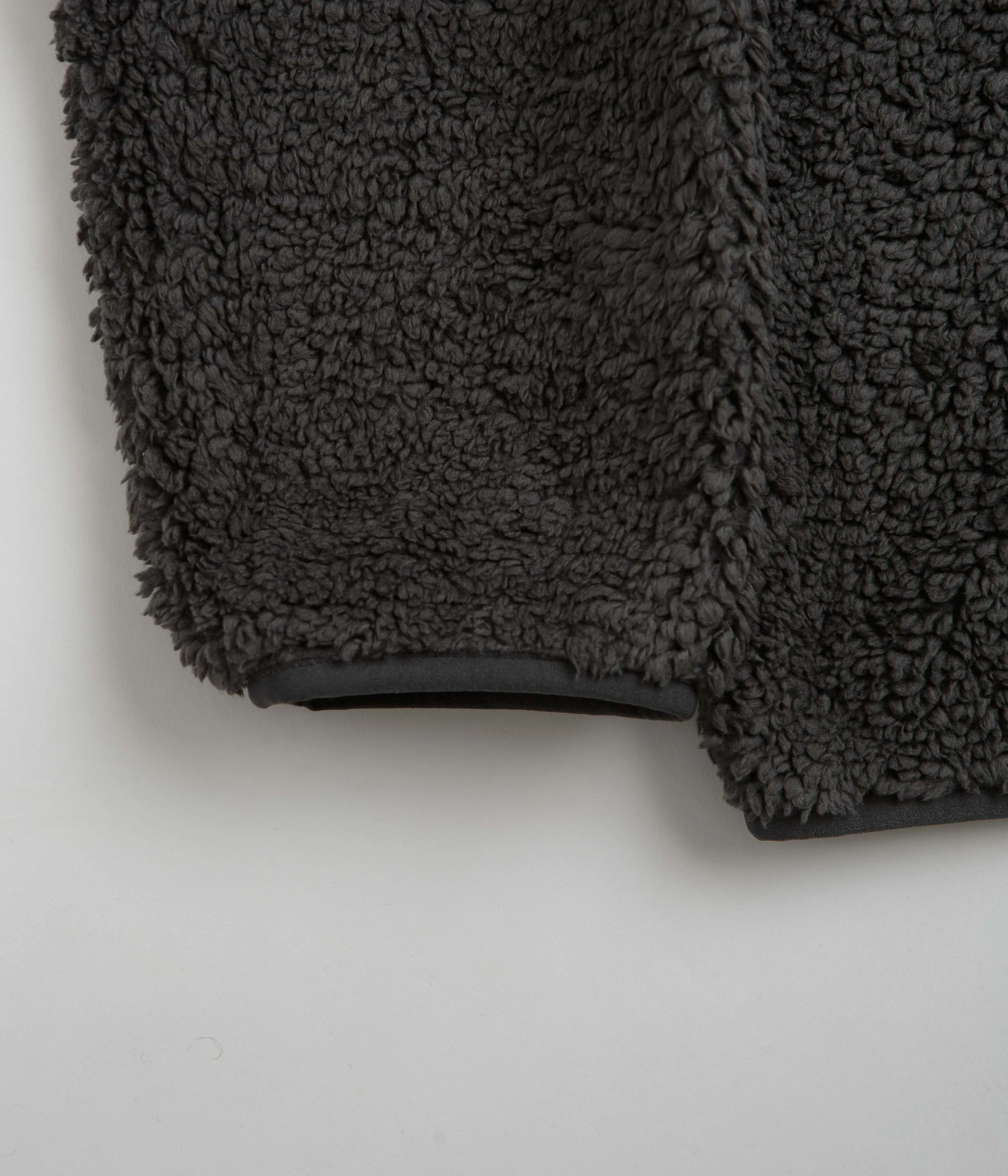 Pop Trading Company Arch 1/2 Zip Fleece Sweatshirt - Charcoal