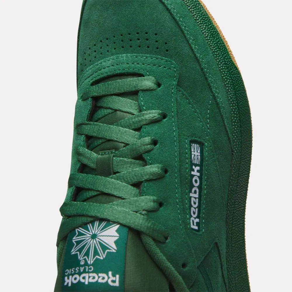 Reebok Footwear Men Club C 85 Shoes DRKGRN/FTWWHT/RBKLE3