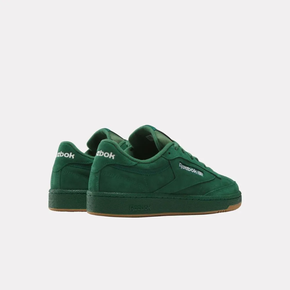 Reebok Footwear Men Club C 85 Shoes DRKGRN/FTWWHT/RBKLE3