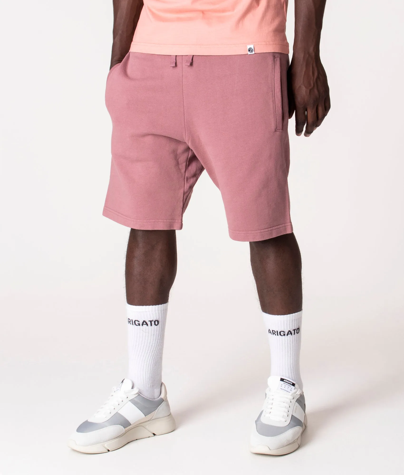 Regular Fit Pocket Logo Sweat Shorts