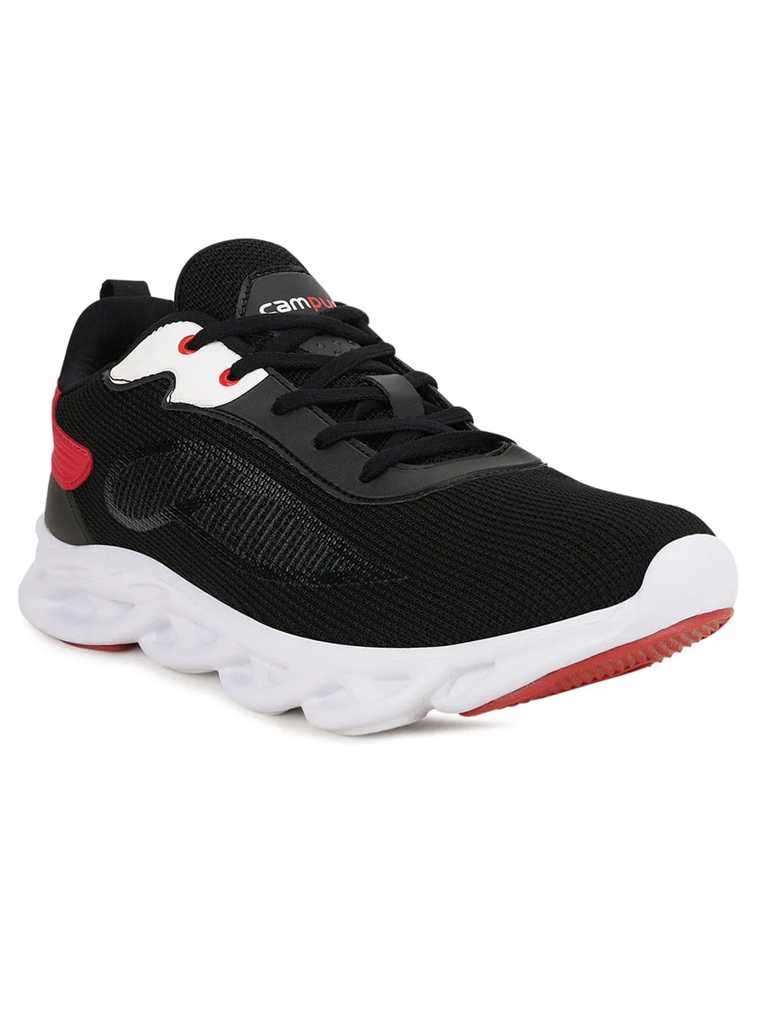 RHODIUM Black Men's Running Shoes