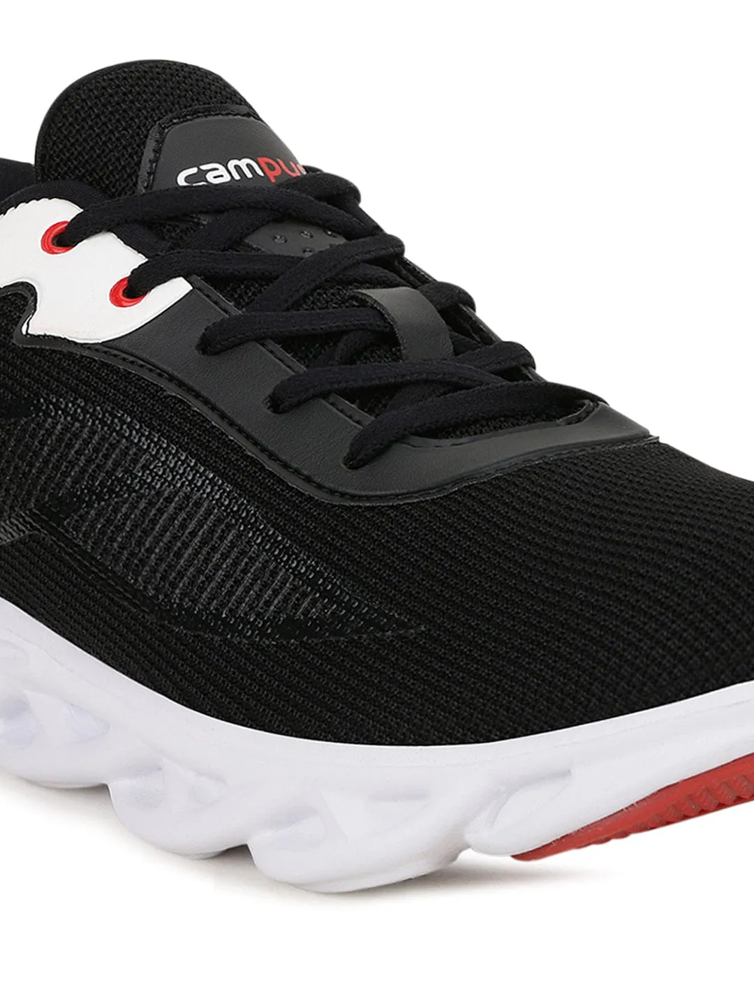 RHODIUM Black Men's Running Shoes