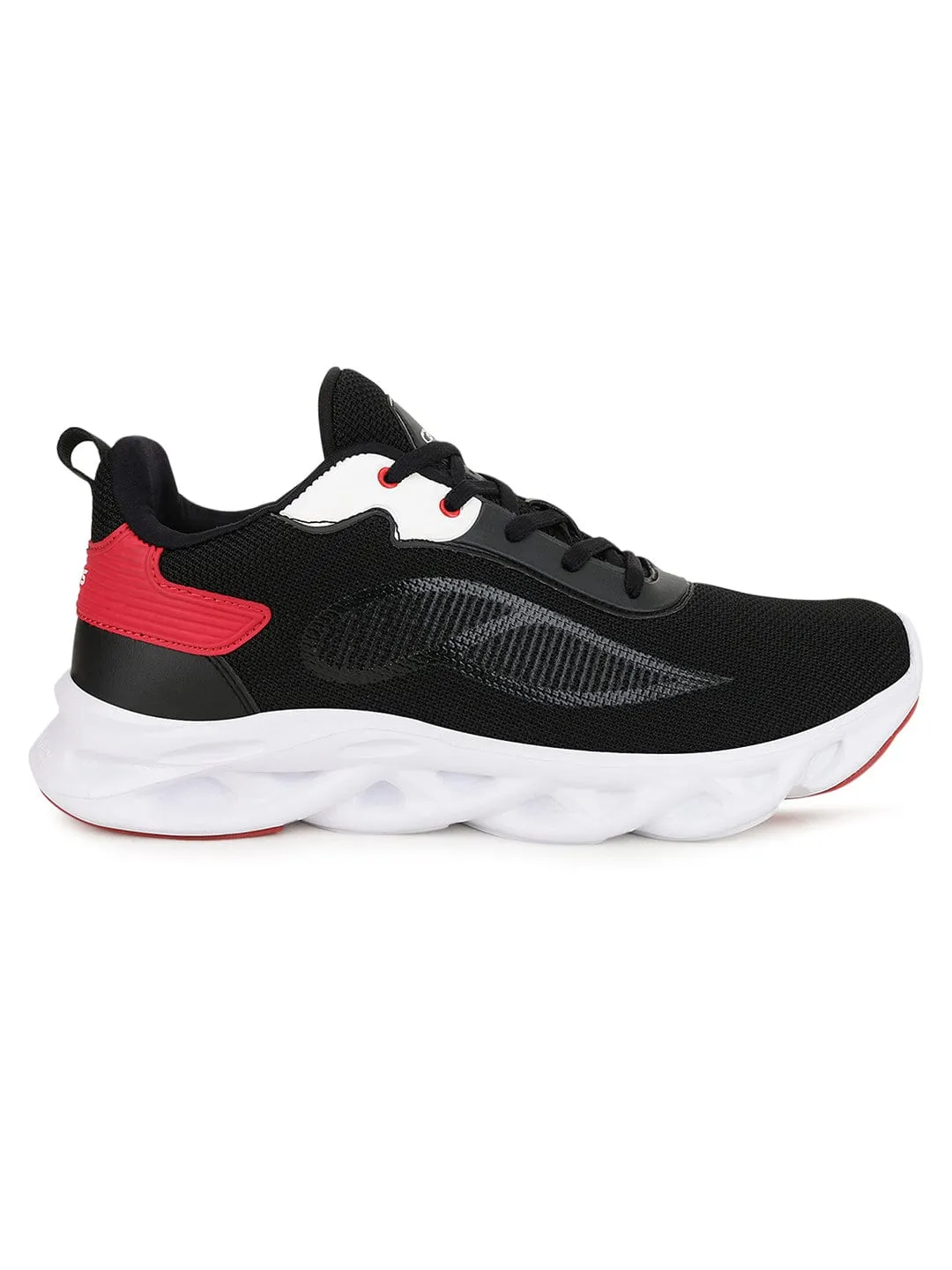 RHODIUM Black Men's Running Shoes