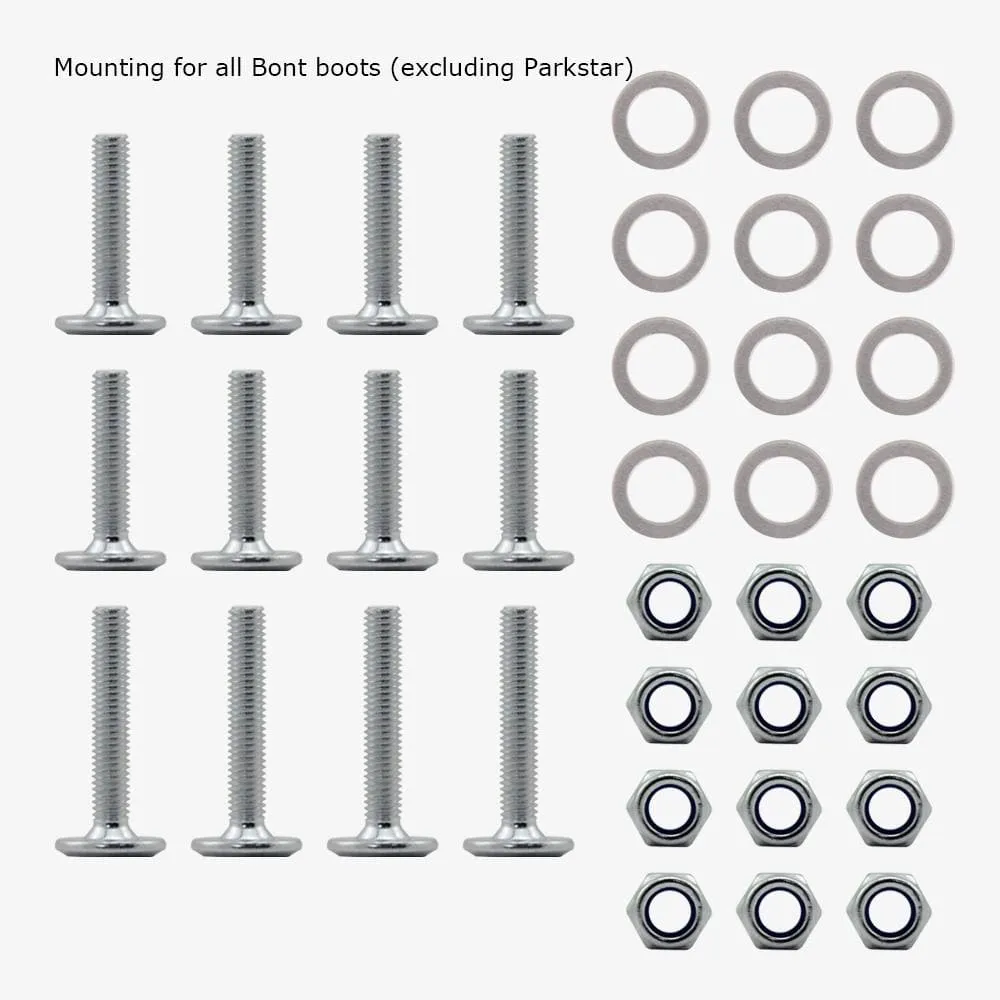 Roller Skate Mounting Hardware Set