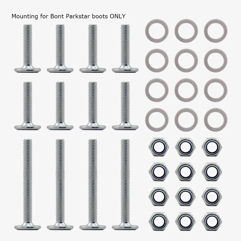 Roller Skate Mounting Hardware Set