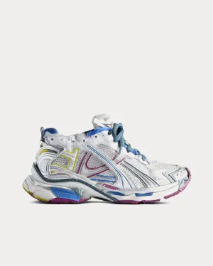 Runner Mesh & Nylon White / Blue / Purple / Yellow Low Top Sneakers
