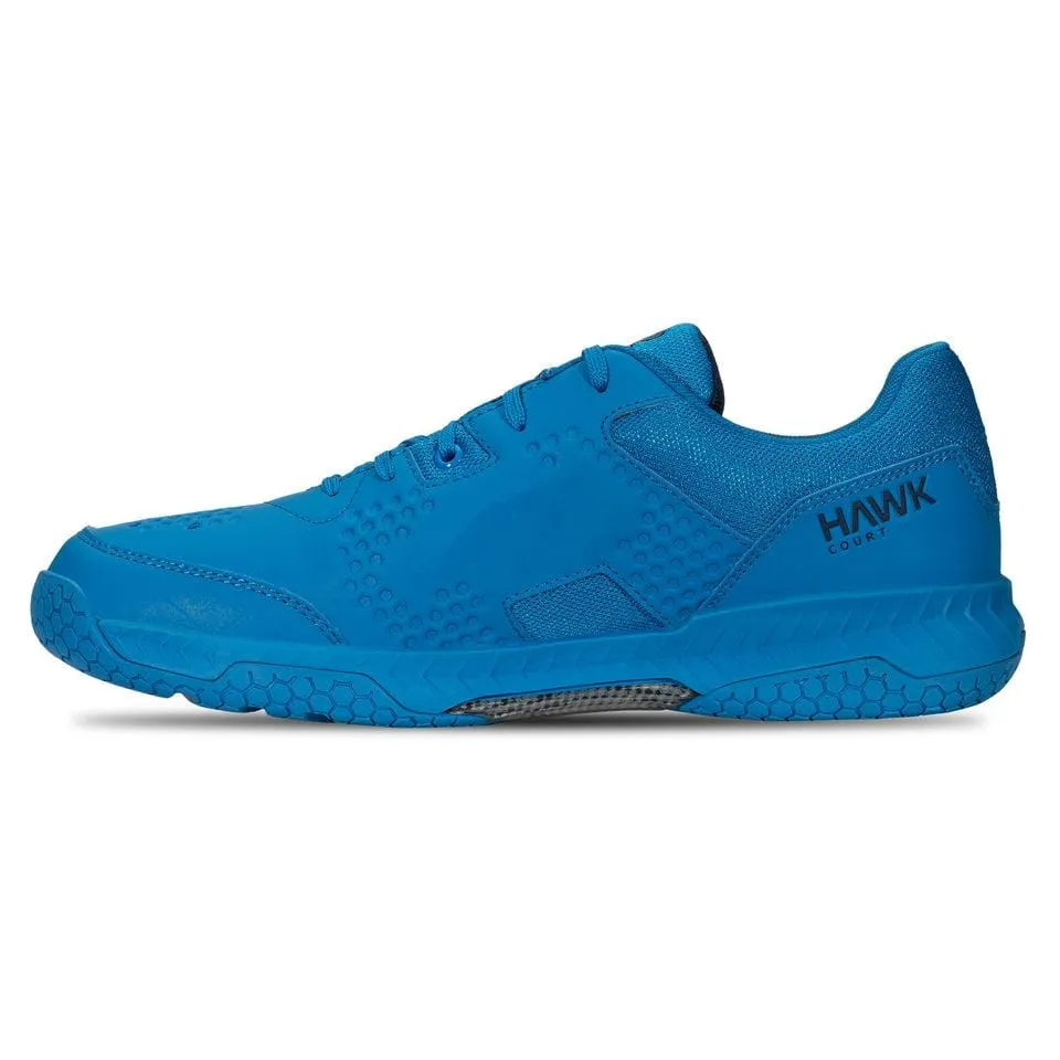 Salming Hawk Court 2022 Mens Badminton Shoes - Blue Posiedon