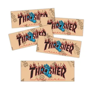 Santa Cruz x Thrasher Flame Logo Strips Mob Grip Tape