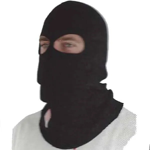 Simpson CarbonX Head Sock - Dual Eye Hole - Black