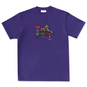 Skate Cafe Cheers T-Shirt - Purple