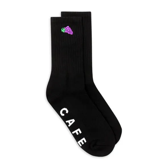 Skate Cafe Vino Sock - Grape