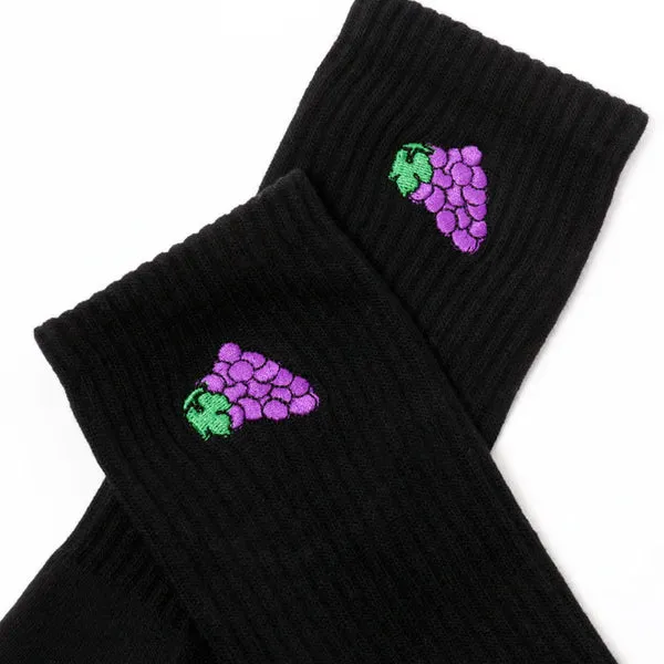 Skate Cafe Vino Sock - Grape