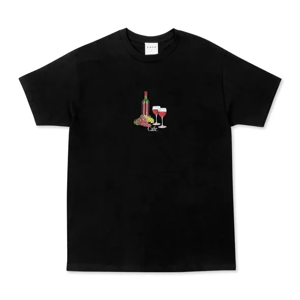 Skate Cafe Vino T-Shirt - Black