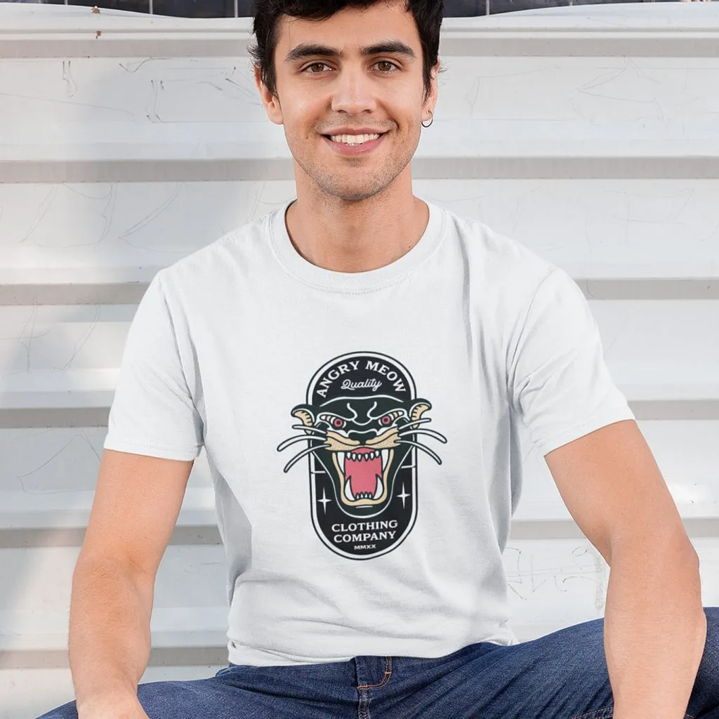 Skate T-shirt Angry Meow