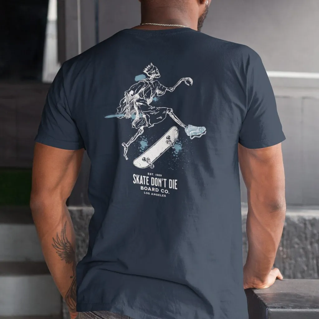 Skate T-shirt Skate Don't Die Board Co Back