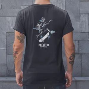 Skate T-shirt Skate Don't Die Board Co Back