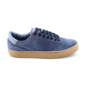 Sneakers jeans in camoscio
