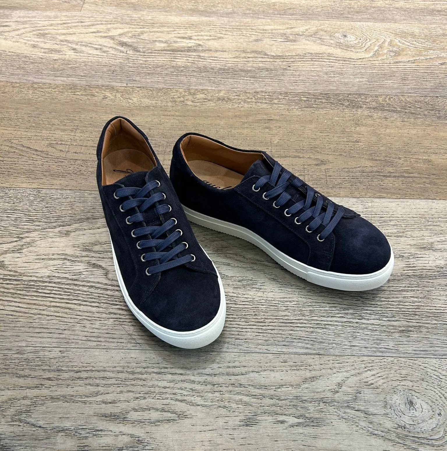 Sneakers Vibram in camoscio blu